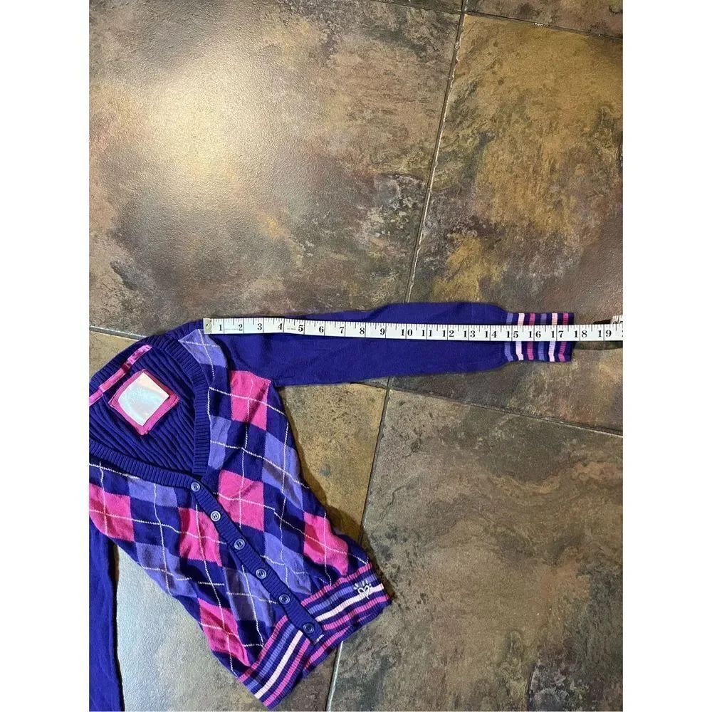 Justice Girls Button Up Cardigan Size 6 - Picture 2 of 8